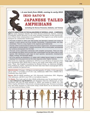 Ikio Sato&#39;s Japanese Tailed Amphibians