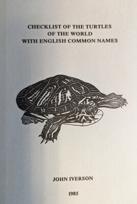 No.14 Checklist of the Turtles of the World with English Common Names