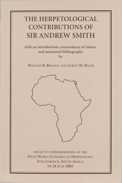 Herpetological Contributions of Sir Andrew Smith
