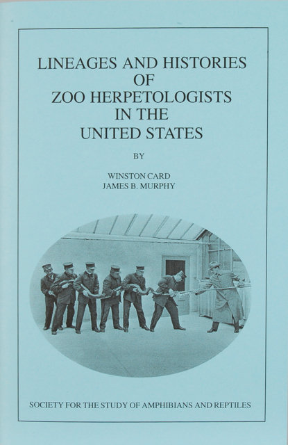 No. 27 Lineages and Histories of Zoo Herpetologists in the United States