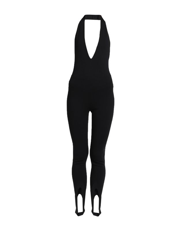 Брючный комбинезон SAINT LAURENT Шерсть Чёрный