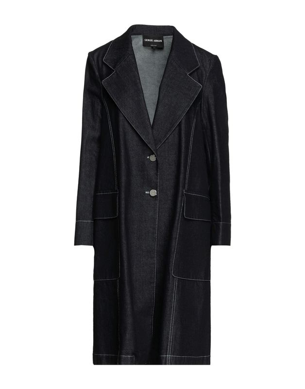Джинсовая куртка GIORGIO ARMANI Хлопок Синий
