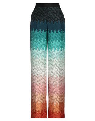 Брюки MARY KATRANTZOU Шелк Зелёный
