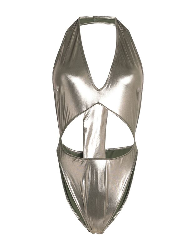 Боди RICK OWENS Полиамид Бронзовый