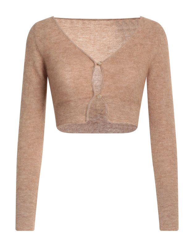 Кардиган JACQUEMUS Шерсть-мохер Верблюжий