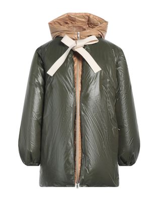 Пуховик JIL SANDER+ Полиамид Зелёный милитари