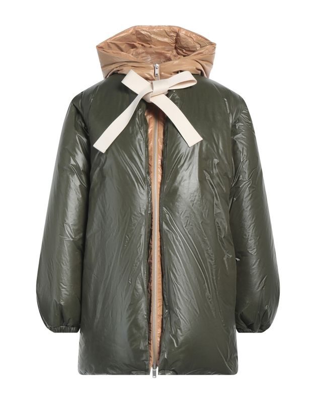 Пуховик JIL SANDER+ Полиамид Зелёный милитари