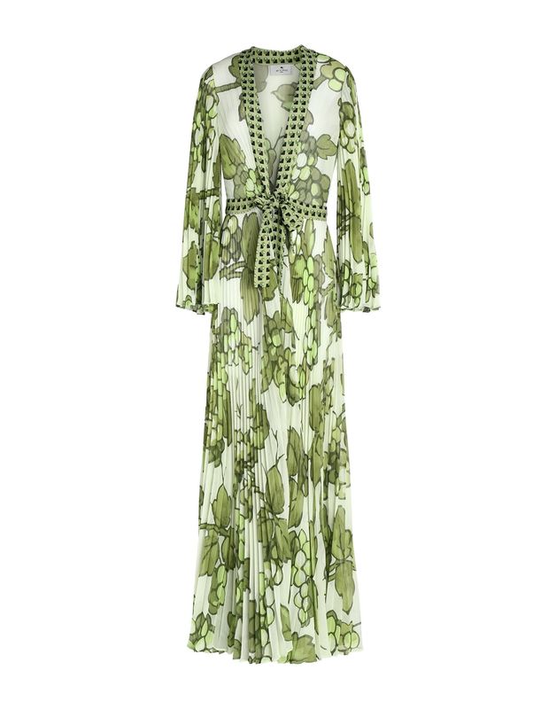 Плащ ETRO Полиэстер Зелёный лайм