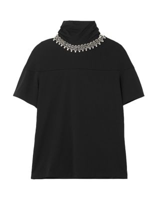 Вечерний топ CHRISTOPHER KANE Хлопок Чёрный