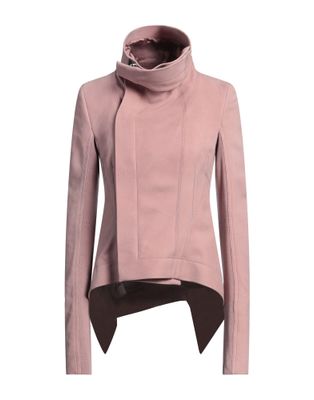 Кожаная куртка RICK OWENS Воловья кожа Античная роза
