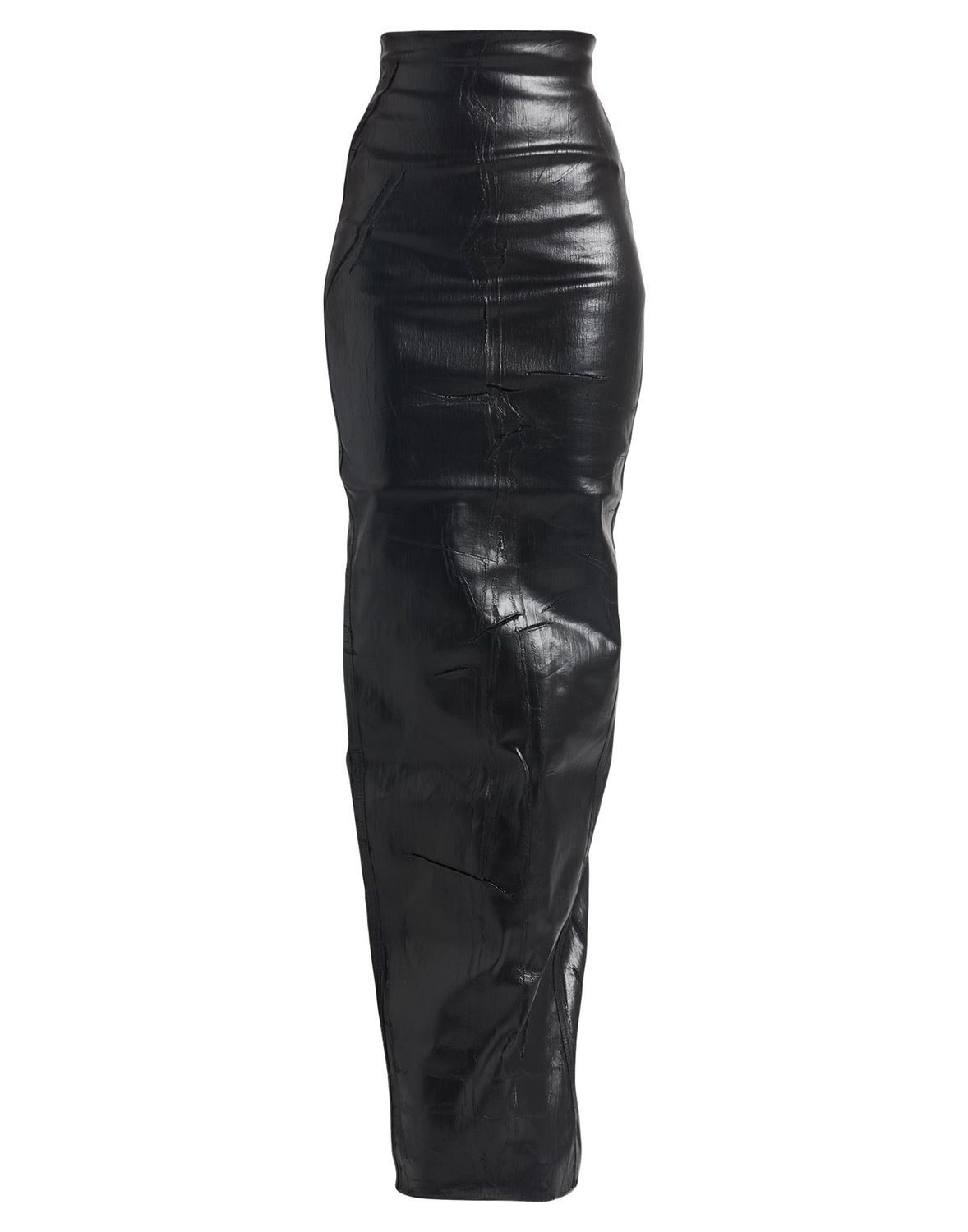 Джинсовая юбка RICK OWENS Хлопок Чёрный