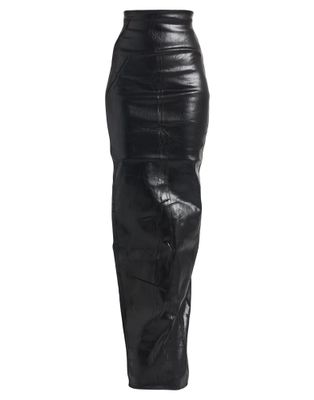 Джинсовая юбка RICK OWENS Хлопок Чёрный