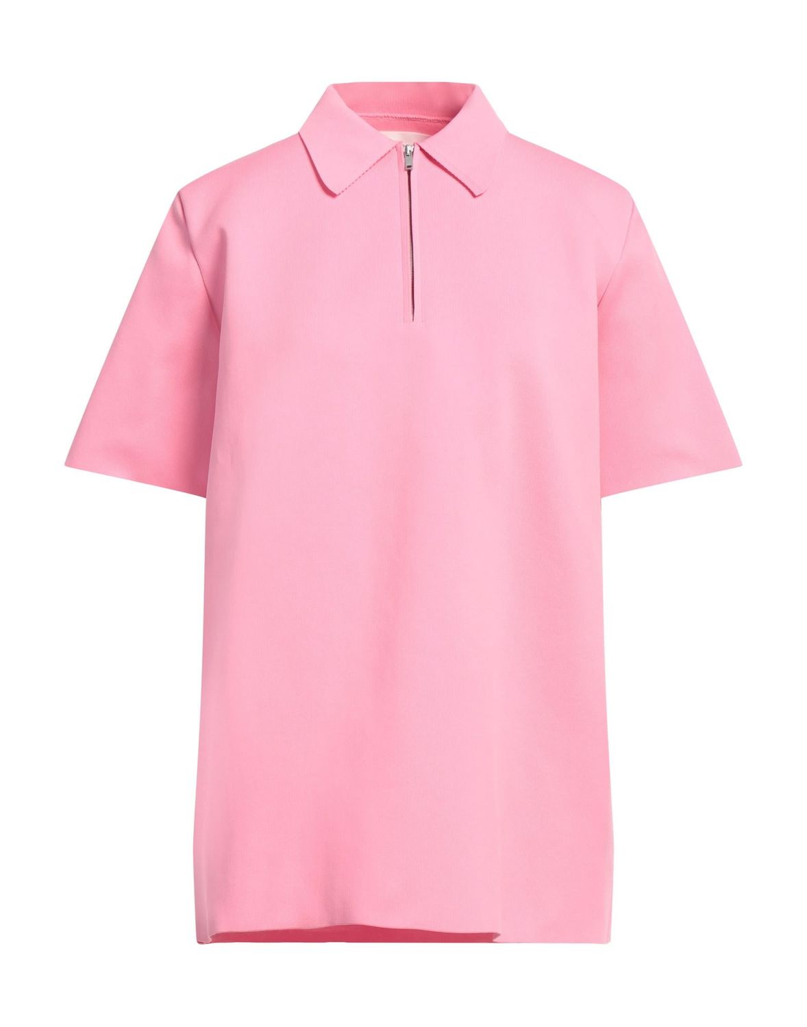 Поло JIL SANDER Полиэстер Розовый