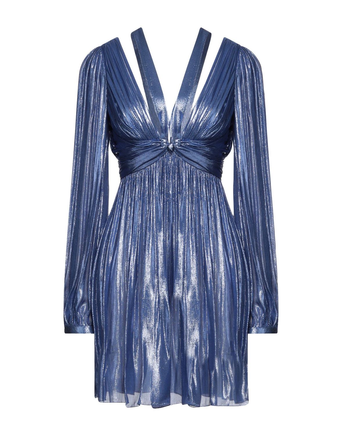 Платье ALBERTA FERRETTI Шелк Грифельно-синий