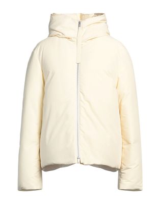 Пуховик JIL SANDER+ Полиэстер Светло-кремовый