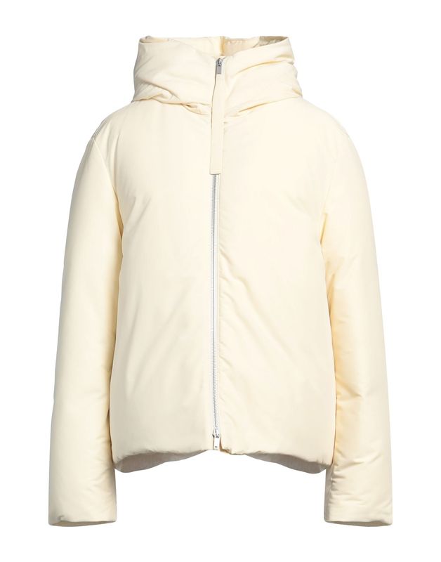 Пуховик JIL SANDER+ Полиэстер Светло-кремовый