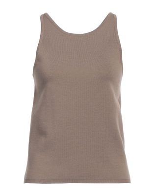 Майка MAX MARA Натуральная шерсть Хаки