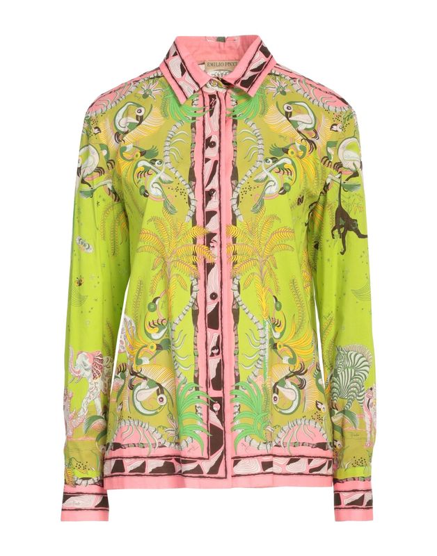 Блузка PUCCI Хлопок Светло-зелёный