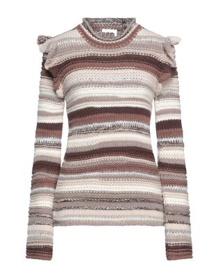 Кашемировый свитер CHLOÉ Кашемир Бежевый