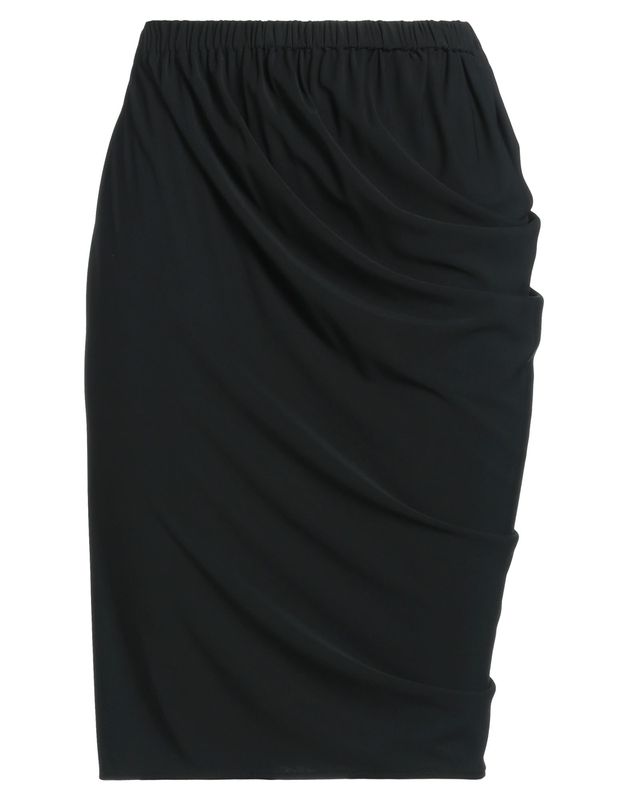Мини юбка LANVIN Вискоза Чёрный
