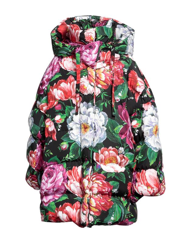 Пуховик DOLCE&amp;GABBANA Полиэстер Чёрный