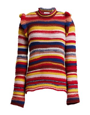 Кашемировый свитер CHLOÉ Кашемир Красный