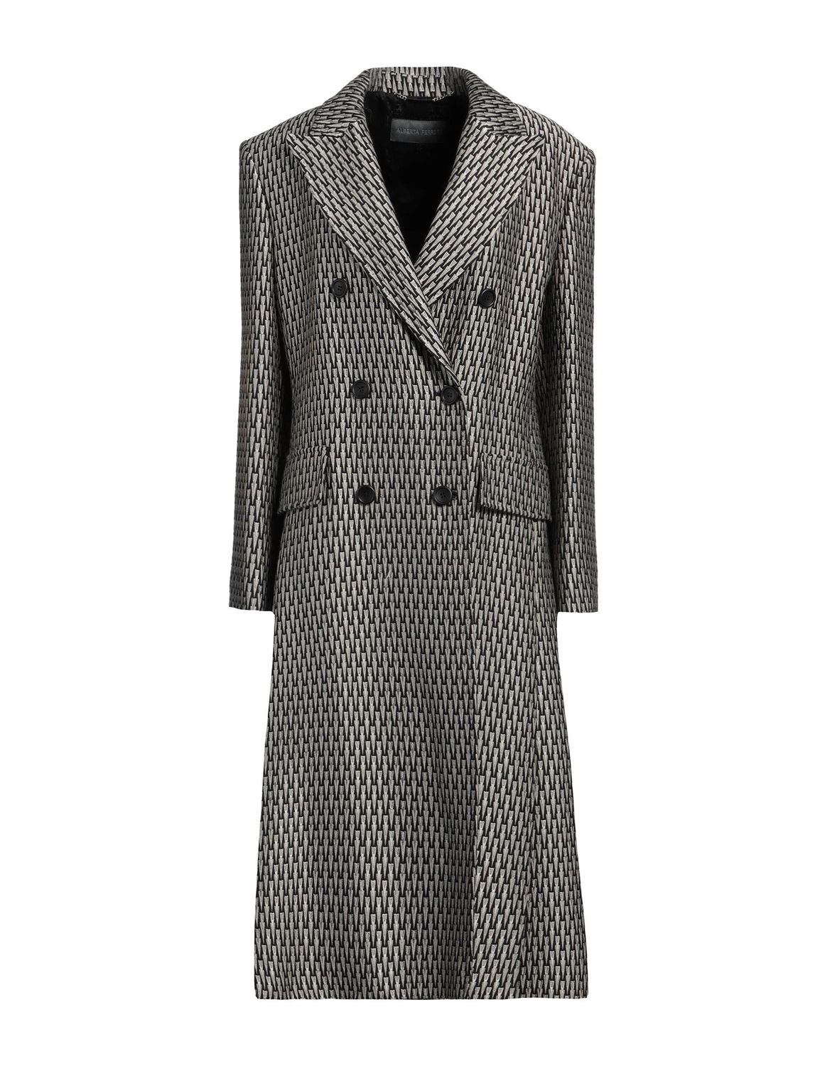 Пальто ALBERTA FERRETTI Акрил Чёрный
