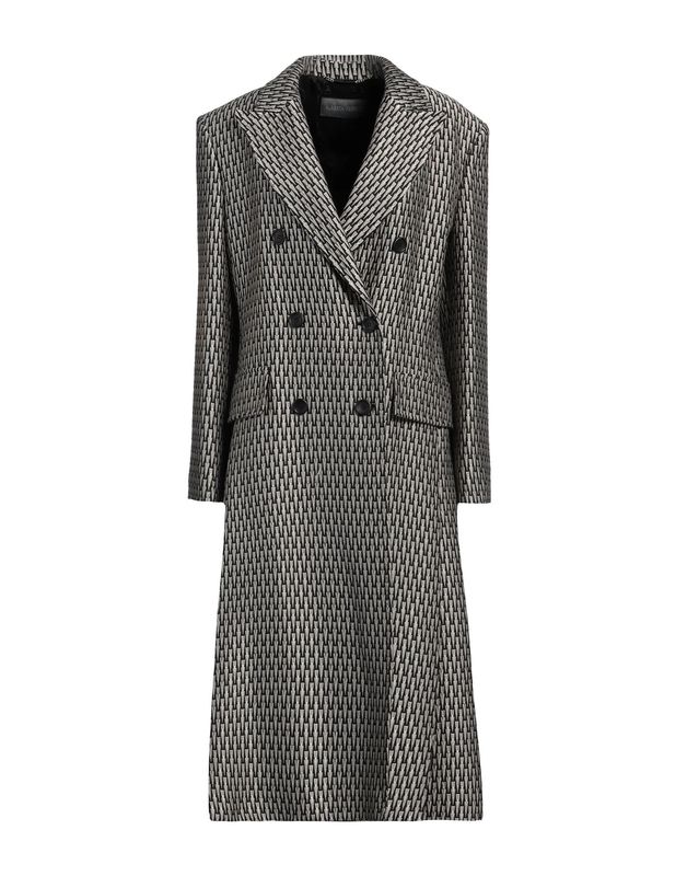 Пальто ALBERTA FERRETTI Акрил Чёрный