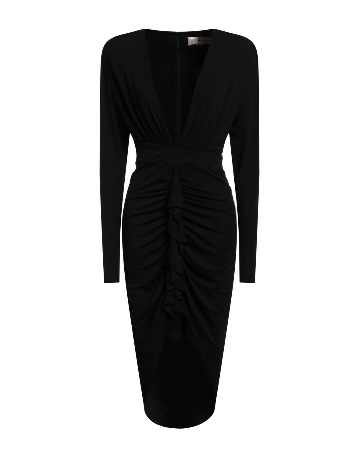 Платье ALEXANDRE VAUTHIER Вискоза Чёрный
