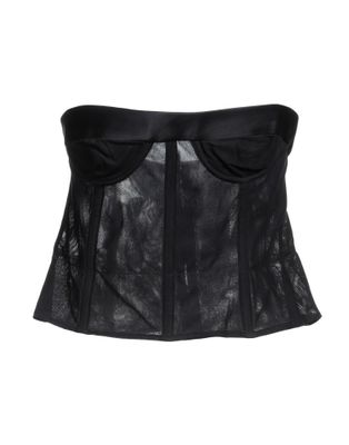 Бюстье MAISON MARGIELA Хлопок Чёрный