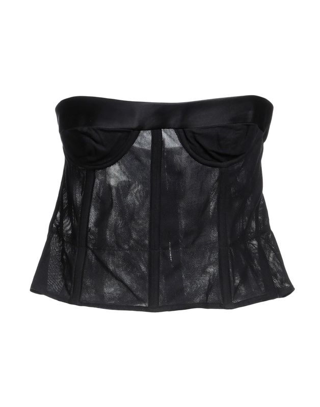 Бюстье MAISON MARGIELA Хлопок Чёрный