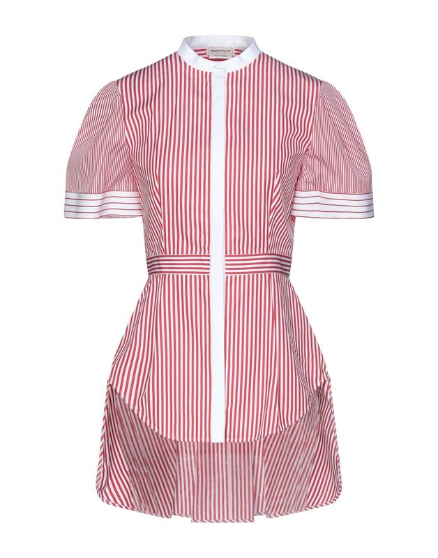 Рубашка ALEXANDER MCQUEEN Хлопок Красный
