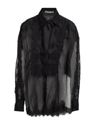 Блузка DOLCE&amp;GABBANA Шелк Чёрный