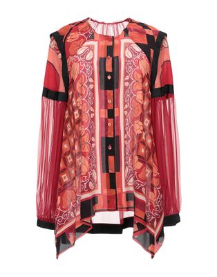 Блузка ALBERTA FERRETTI Шелк Красный