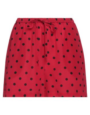 Шорты MOSCHINO Шелк Красный