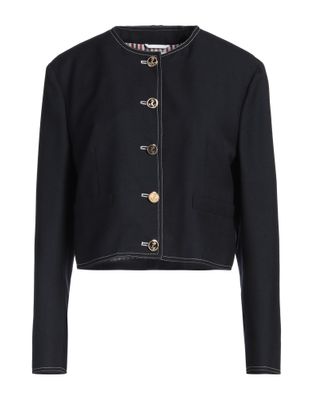 Куртка THOM BROWNE Шерсть Иссиня-чёрный