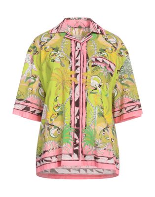 Блузка PUCCI Хлопок Зелёный лайм