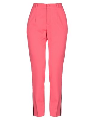 Брюки LANVIN Шерсть Коралловый