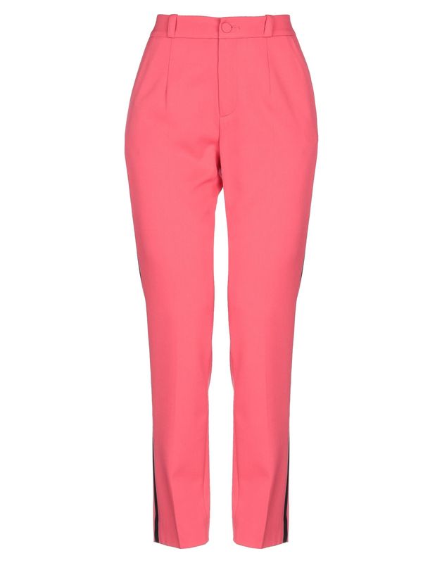 Брюки LANVIN Шерсть Коралловый
