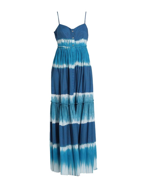 Платье ALBERTA FERRETTI Хлопок Лазурный