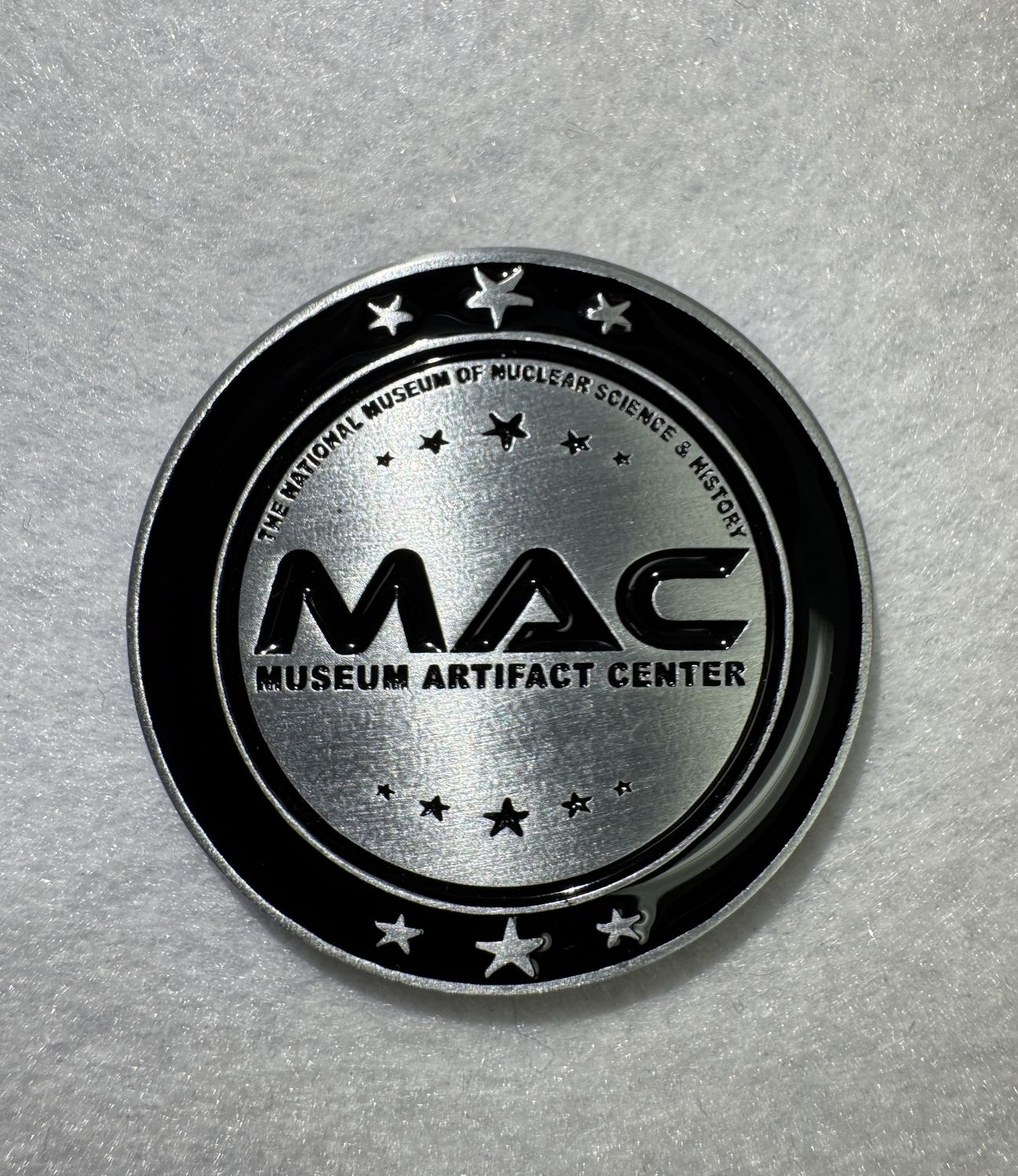 MAC Challenge coin with Atom