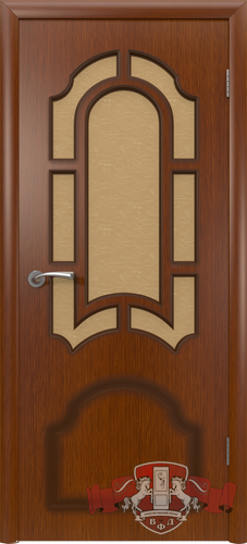 Межкомнатная дверь «Кристалл» 3ДР2 макоре