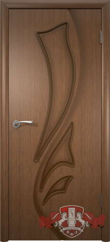 Межкомнатная дверь «Лилия» 5ДГ3 орех