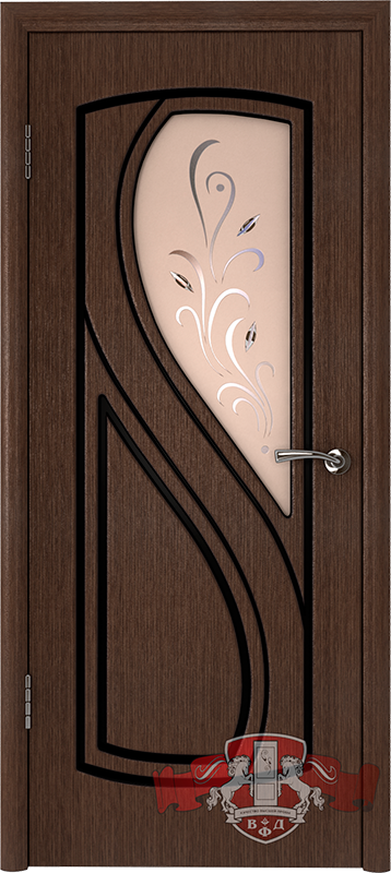 Межкомнатная дверь «Грация» 10ДО4 венге