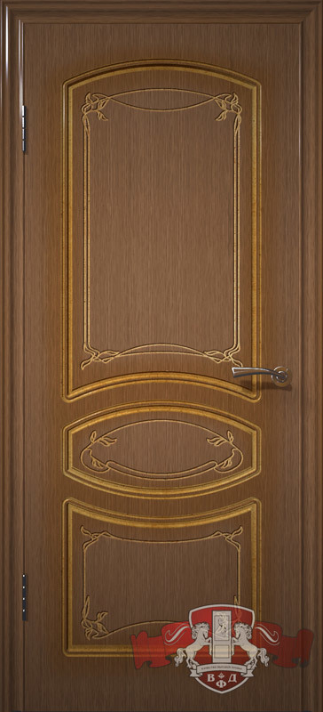 Межкомнатная дверь «Версаль» 13ДГ3 орех