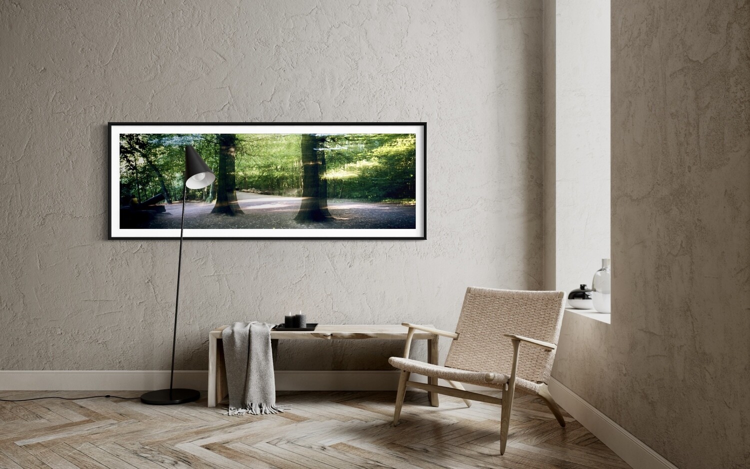 "The Warriors of the forest" (200 x 64 cm) fine art pigment print.