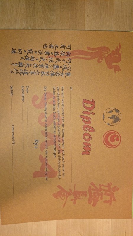 Diplom 2.+1. Kyu