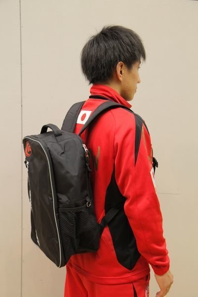 Rucksack schwarz Shinkyokushin 42 x 29 x 18 cm