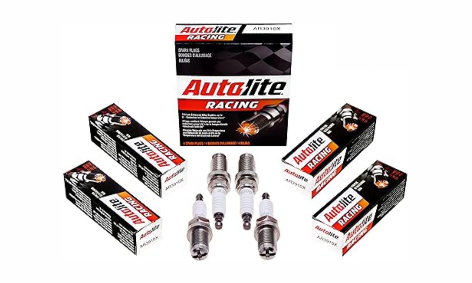 Autolite Spark Plug 3910X- Pack of (4)