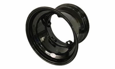 Asphalt 05 Series Series 15&quot; x 10&quot;- 7&quot; Backspace Wide 5 Steel Racing Wheel- Black